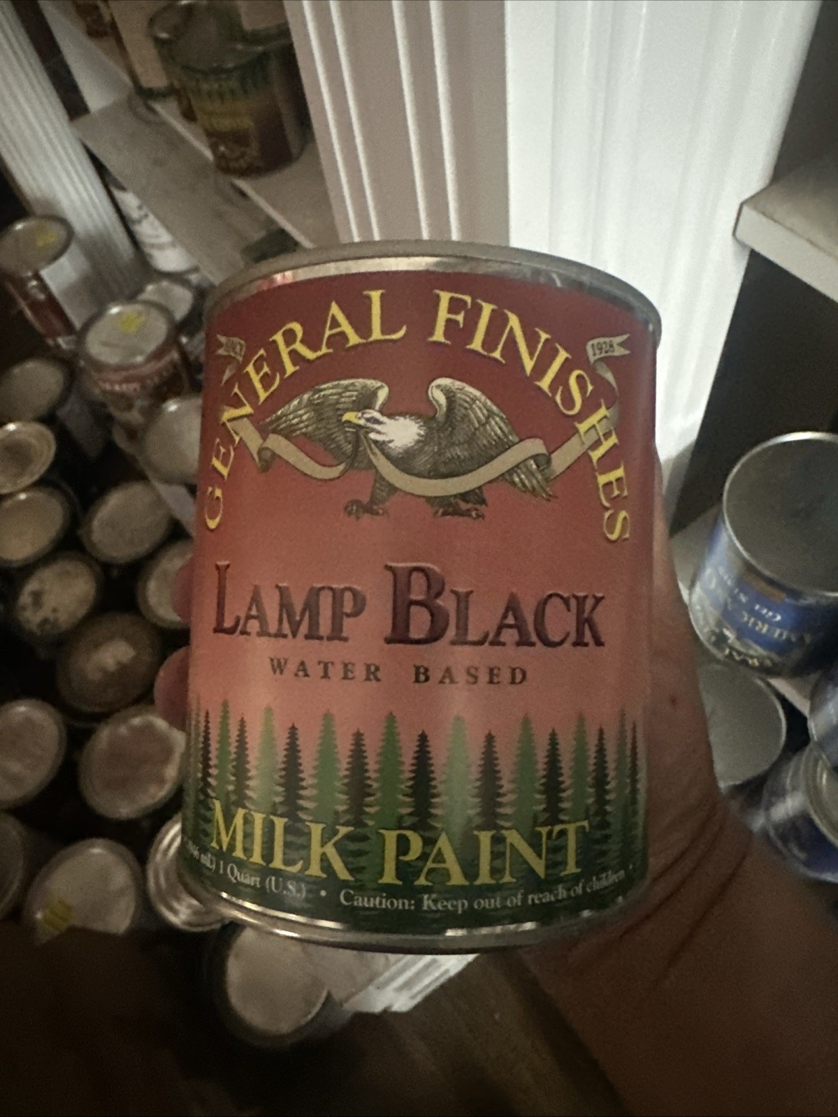 Lamp Black Milk Paint Quart