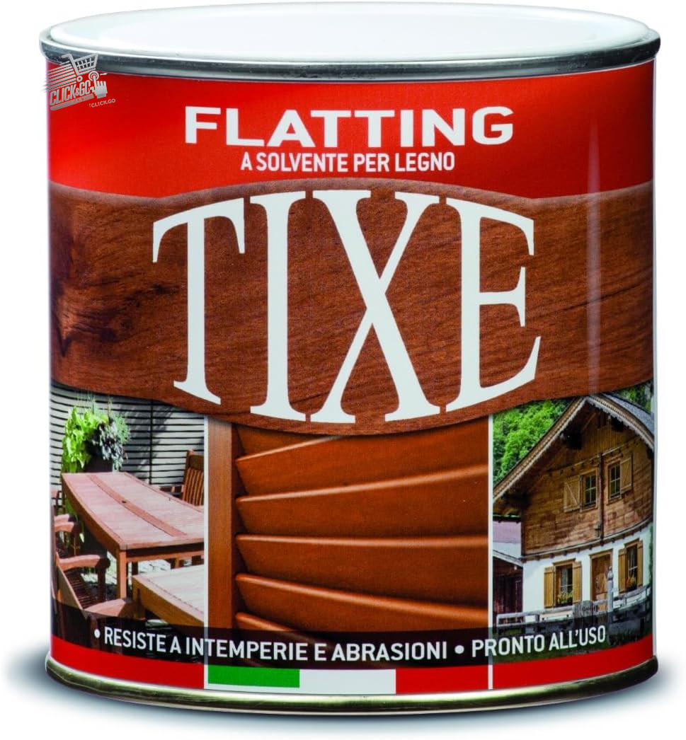 FLATTING WOOD SOLVENT TRANSPARENT MATTE PAINT EXTERIOR INTERIOR 2.5L TIXE