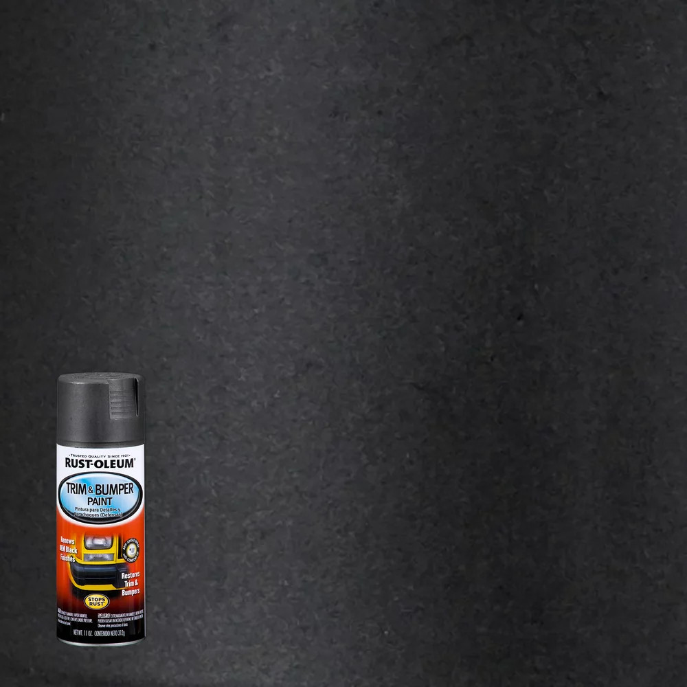 Black, Automotive Trim and Bumper Matte Spray Paint-251574, 11 Oz