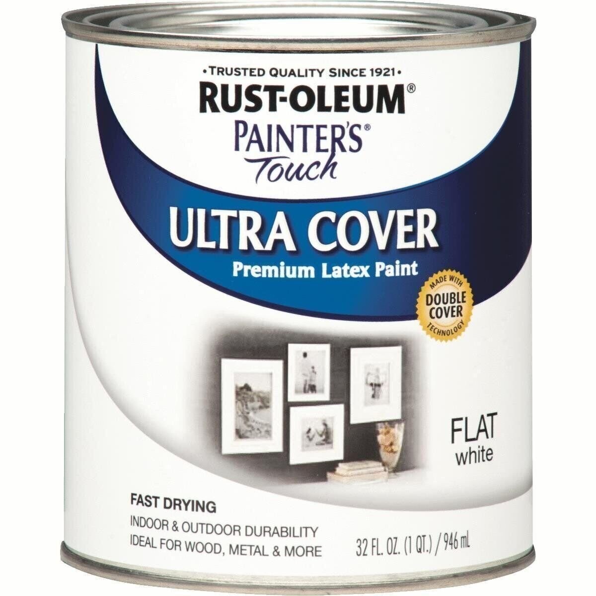 RustOleum Flat White Latex Paint