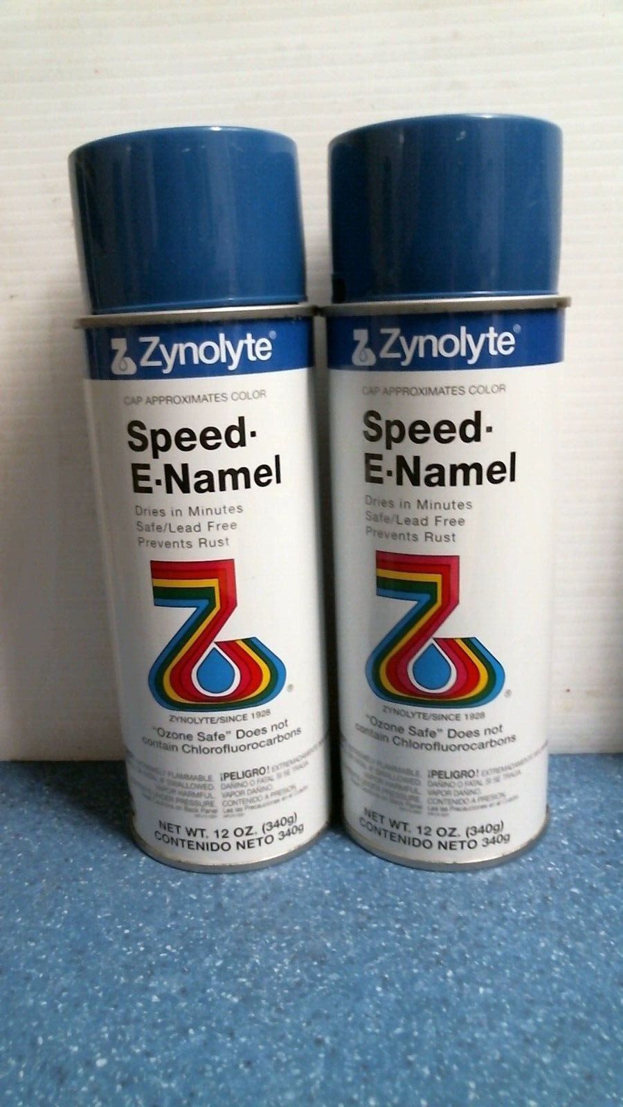 Zynolyte 0470 Bermuda Blue Speed E-Namel Spray Paint, Lot of 2, FREE SHIPPIING