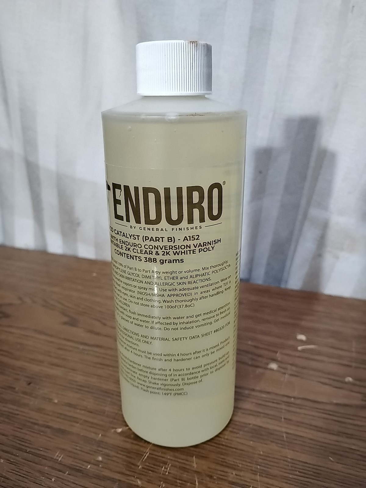General Finishes Enduro A152 CATALYST PART B , NCO CONVERSION VARNISH 16 oz