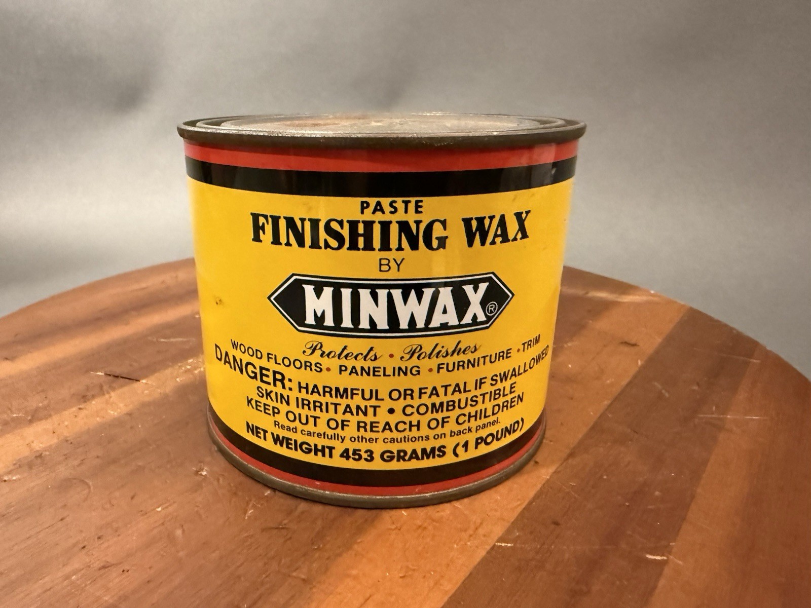 Vtg Minwax Paste Finishing Wax 1 Pound Can * Original Formula * 1996. New NOS