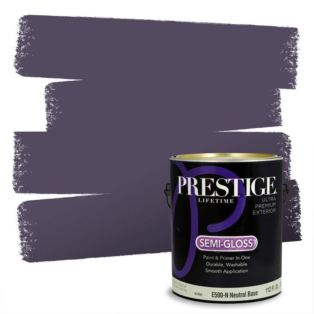 Prestige Paints Exterior Paint And Premiumr In One 1 Gallon Semi-Gloss Indigo