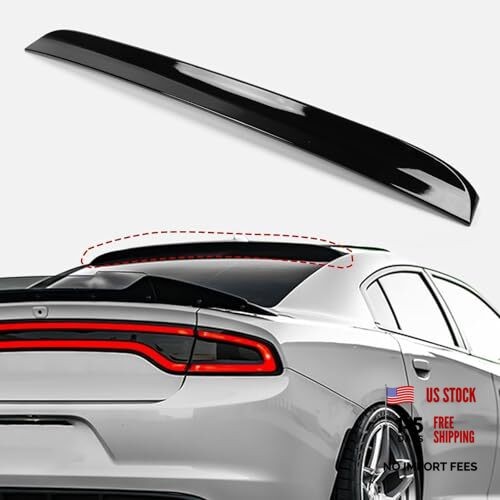 Fit for 2015-2024 Dodge Charger Rear Window V-Style Duckbill Spoiler –