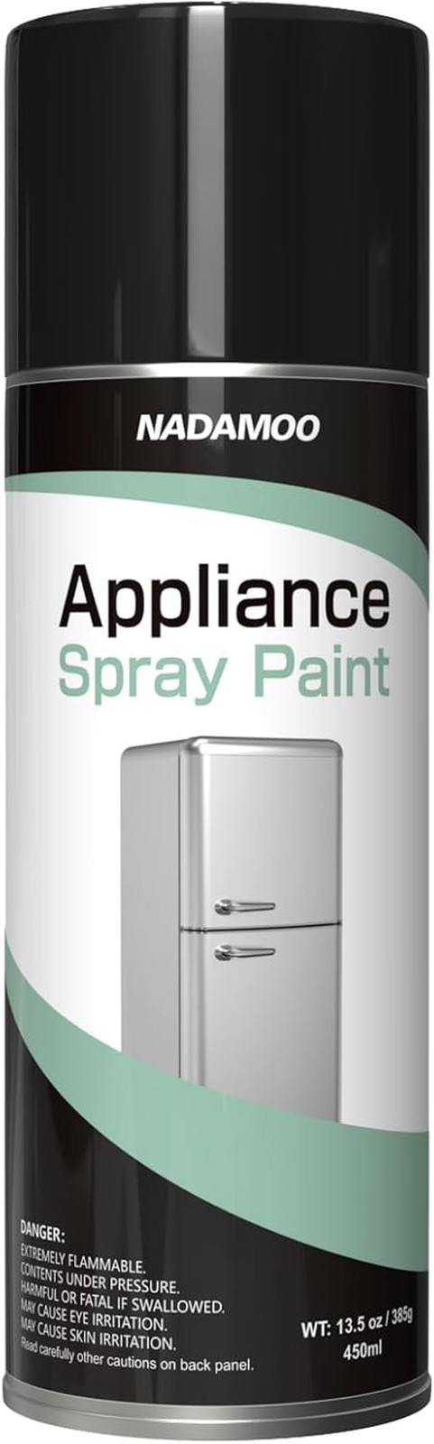 NADAMOO Matte Silver Appliance Spray Paint, Rust-Resistant Formula to Renew Old