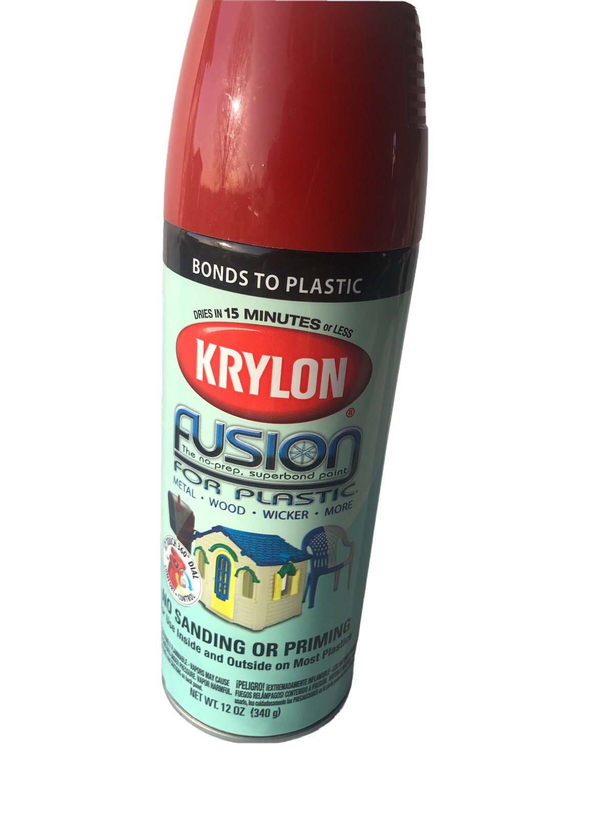 Krylon Fusion Spray Paint for Plastic 2332 Sun Dried Tomato