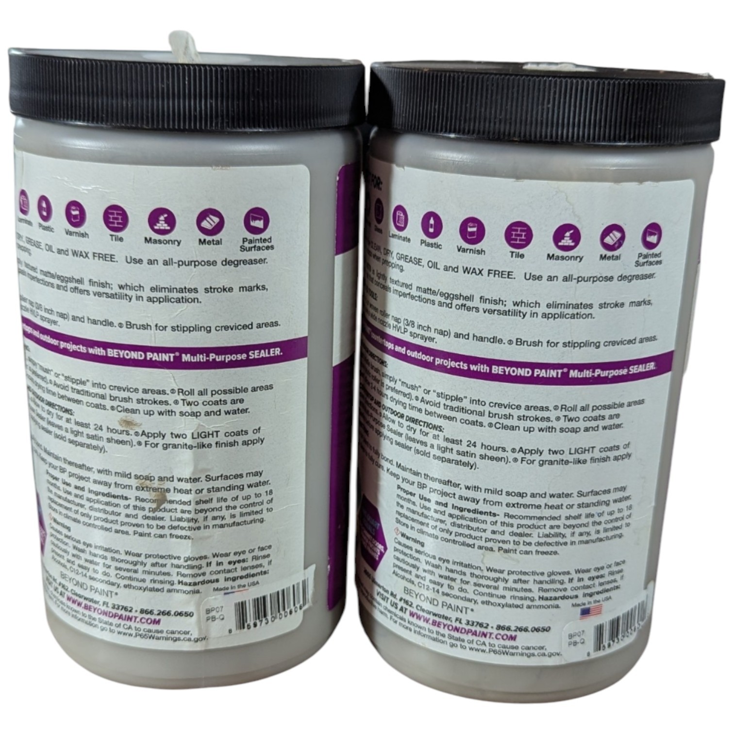 Beyond Paint All-in-One Paint Pebble 2 Quarts Refinishing 2091503