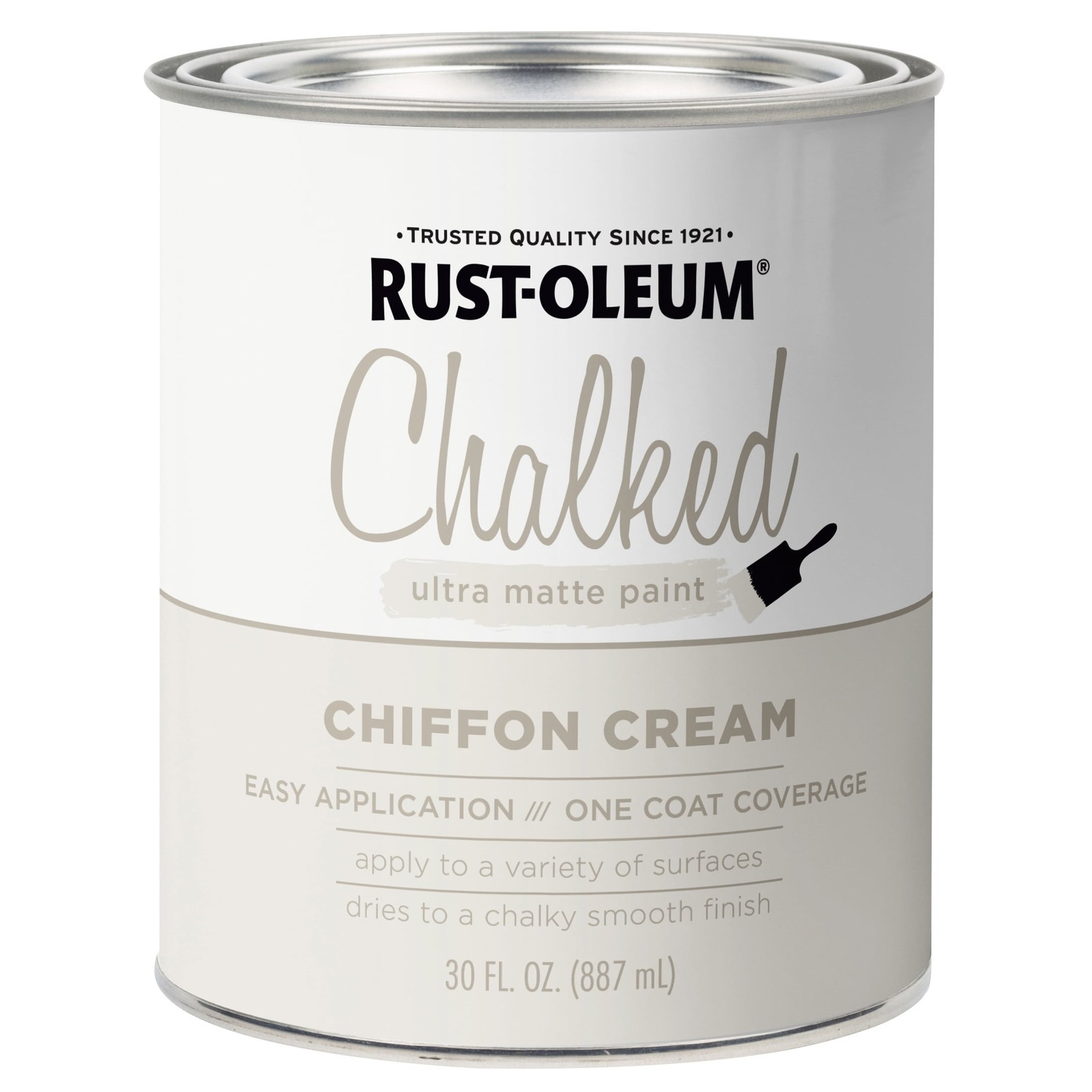 Chiffon Cream Chalked Ultra Matte Paint Low Odor Quick Drying for Wood Metal