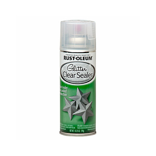 Rust-Oleum 267736 Specialty Glitter Spray Sealer, Clear, 10.25-oz. – Quantity 6