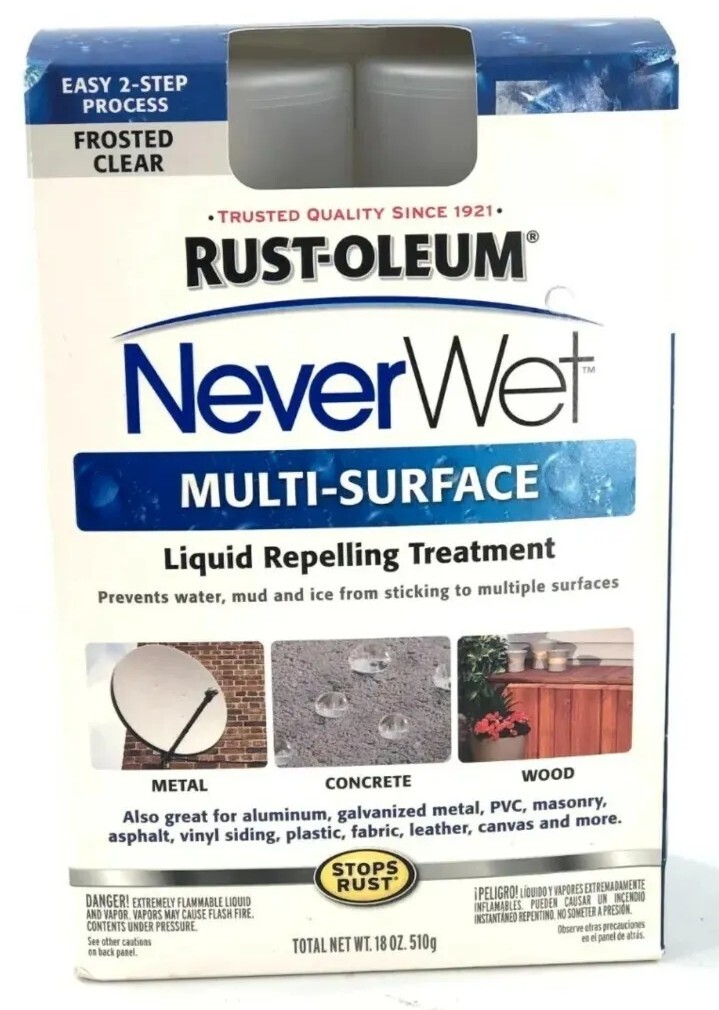 Never Wet Rust-Oleum 18 oz Multi Surface Protector Liquid Repelling Treatment