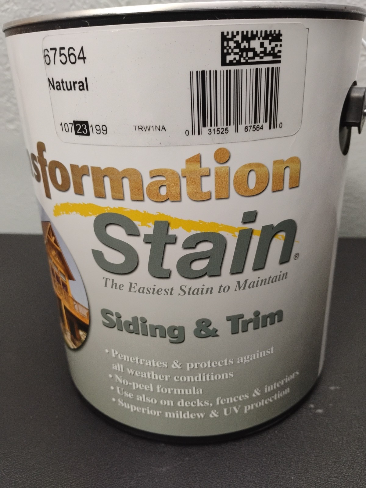 Sashco Wood Stain Transformation Siding & Trim – 1 Gallon – Natural Color New