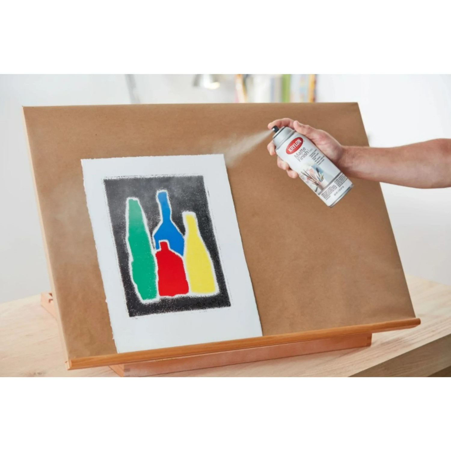 Krylon Matte Finish Clear 11 oz Spray Paint, Multi-Surface, (2 Piece, 2 Pack)