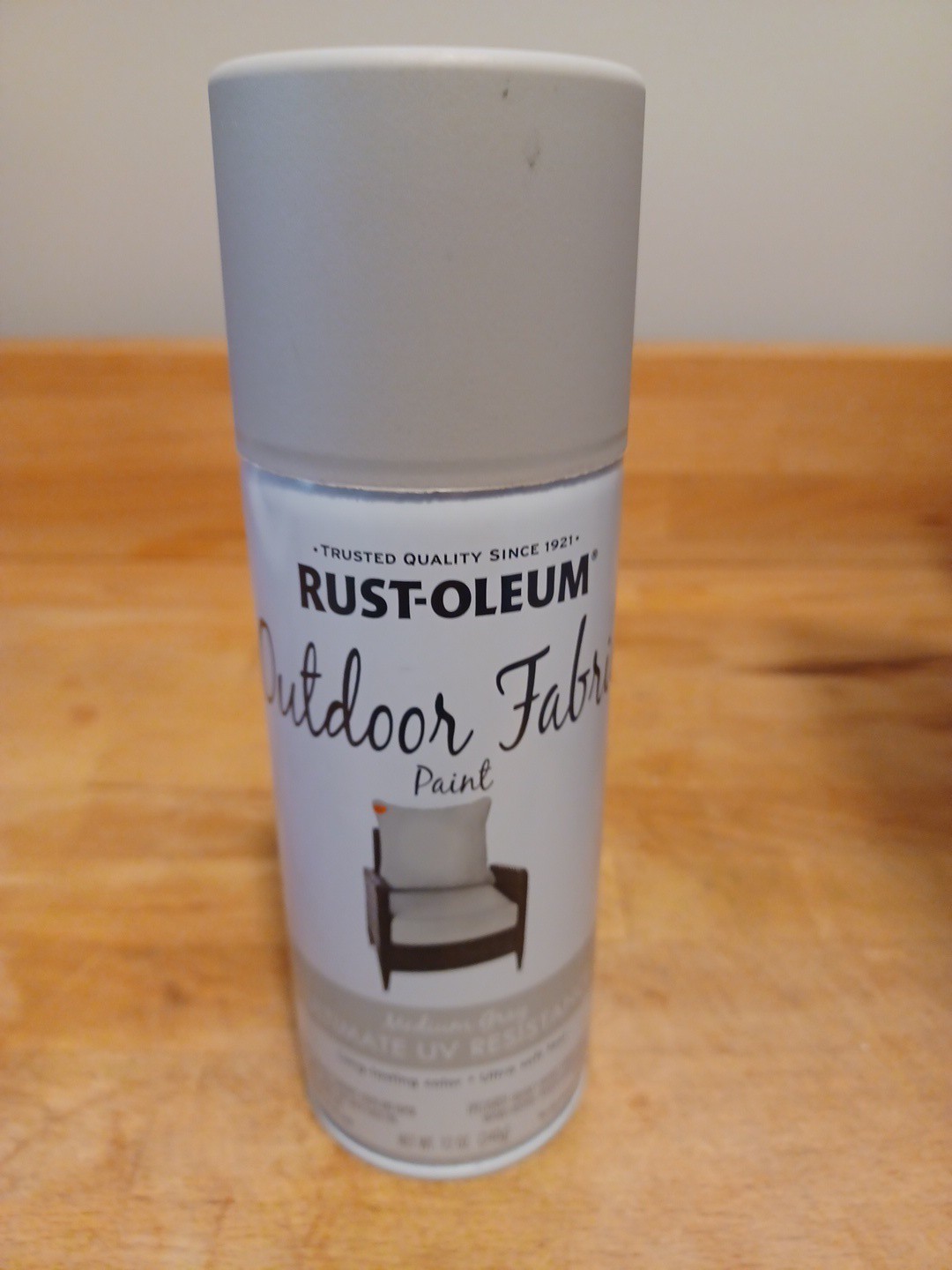 Rust-Oleum Outdoor Fabric Spray Paint 6 pack medium gray 12 oz UV resistant