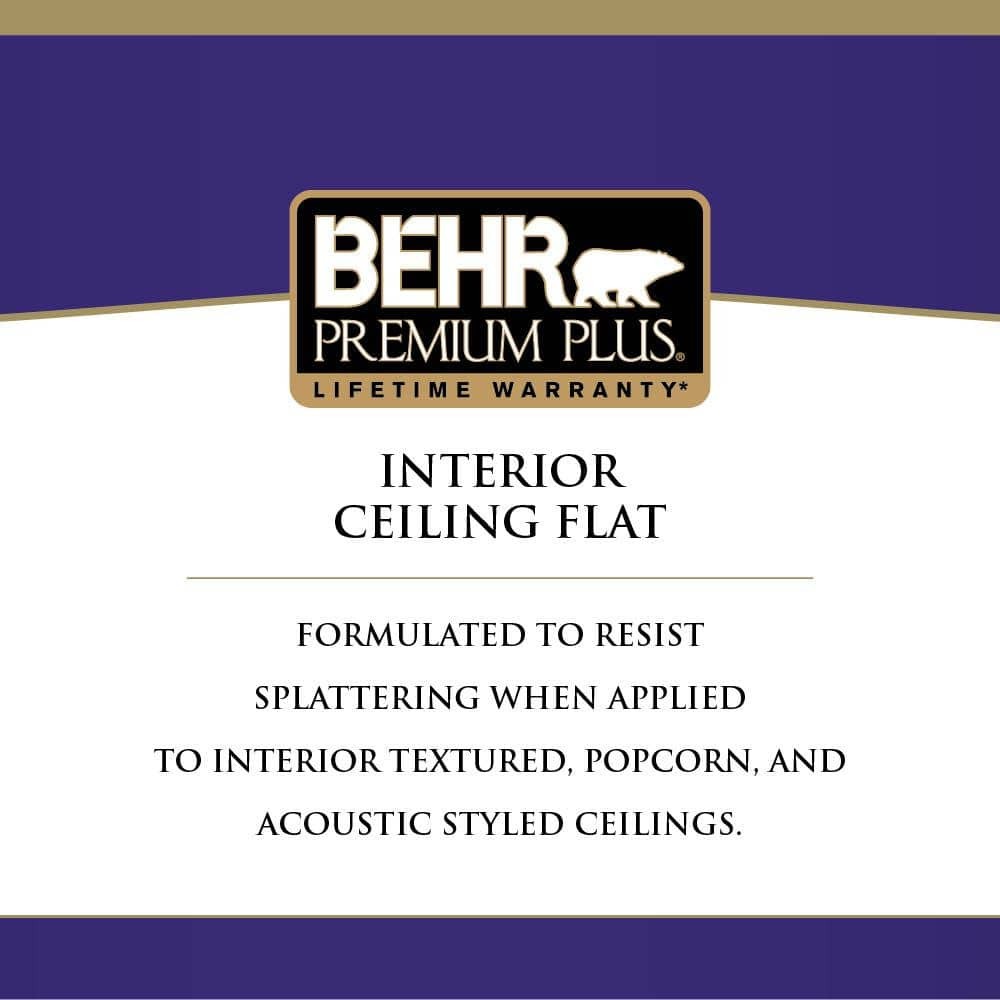 1 gal. Ultra Pure White Ceiling Flat Interior Paint & Primer