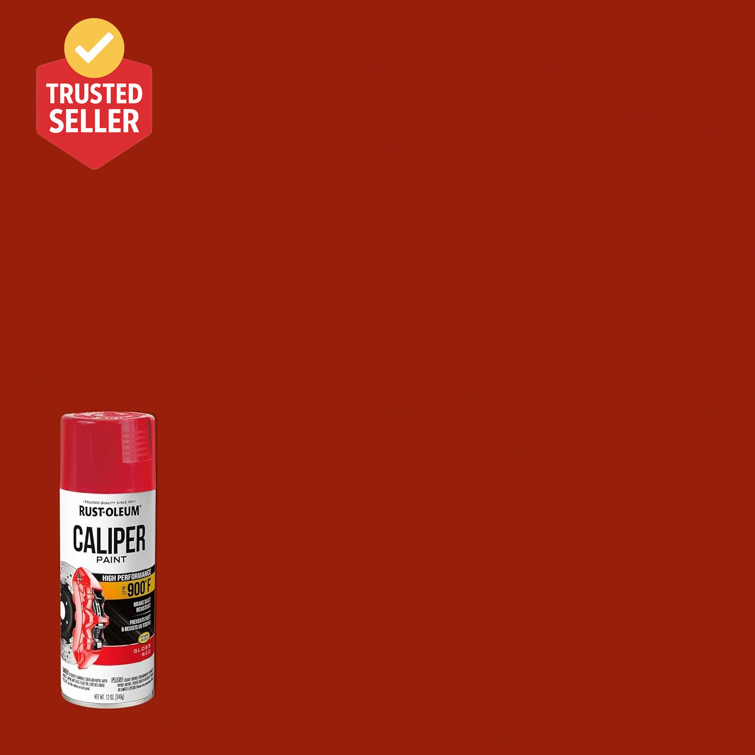 251591 Caliper Spray Paint, 12 Oz, Red