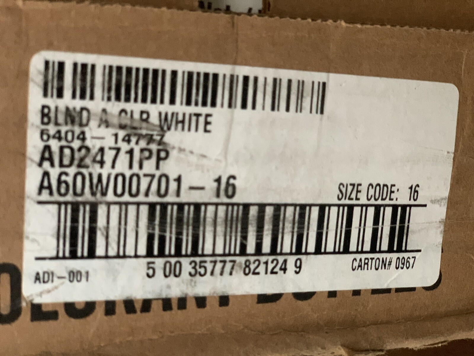 NEW Colorcast Ecotoner Colorant A60W00701 White, (2 PC BOX)