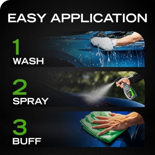 Hybrid Solutions Ceramic Spray Coating, High Shine Car 16 Fl Oz (Pack of 3)