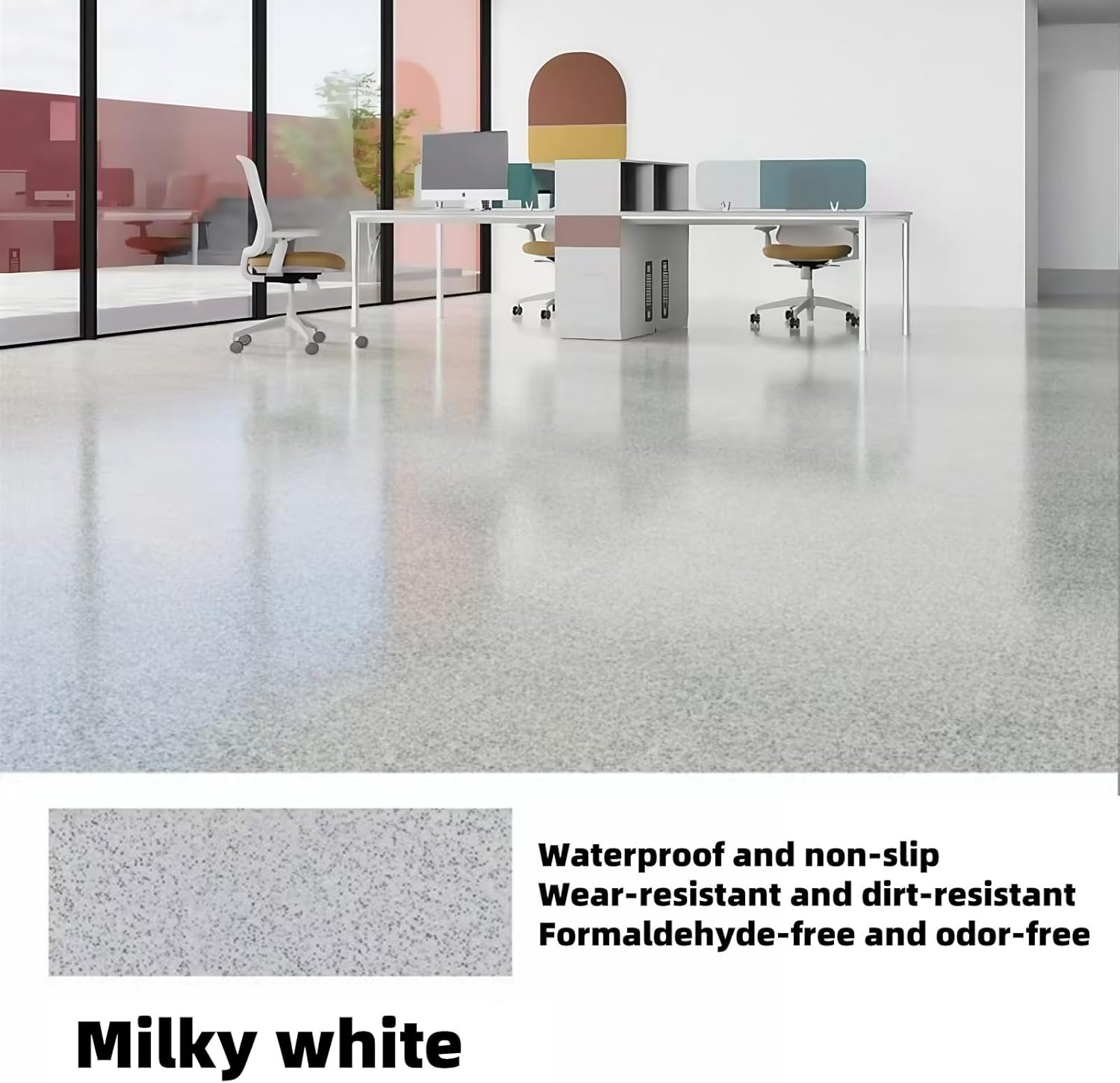 Epoxy Colored Sand Floor Paint, Epoxy Floor Paint High Gloss Marble Effect Coati