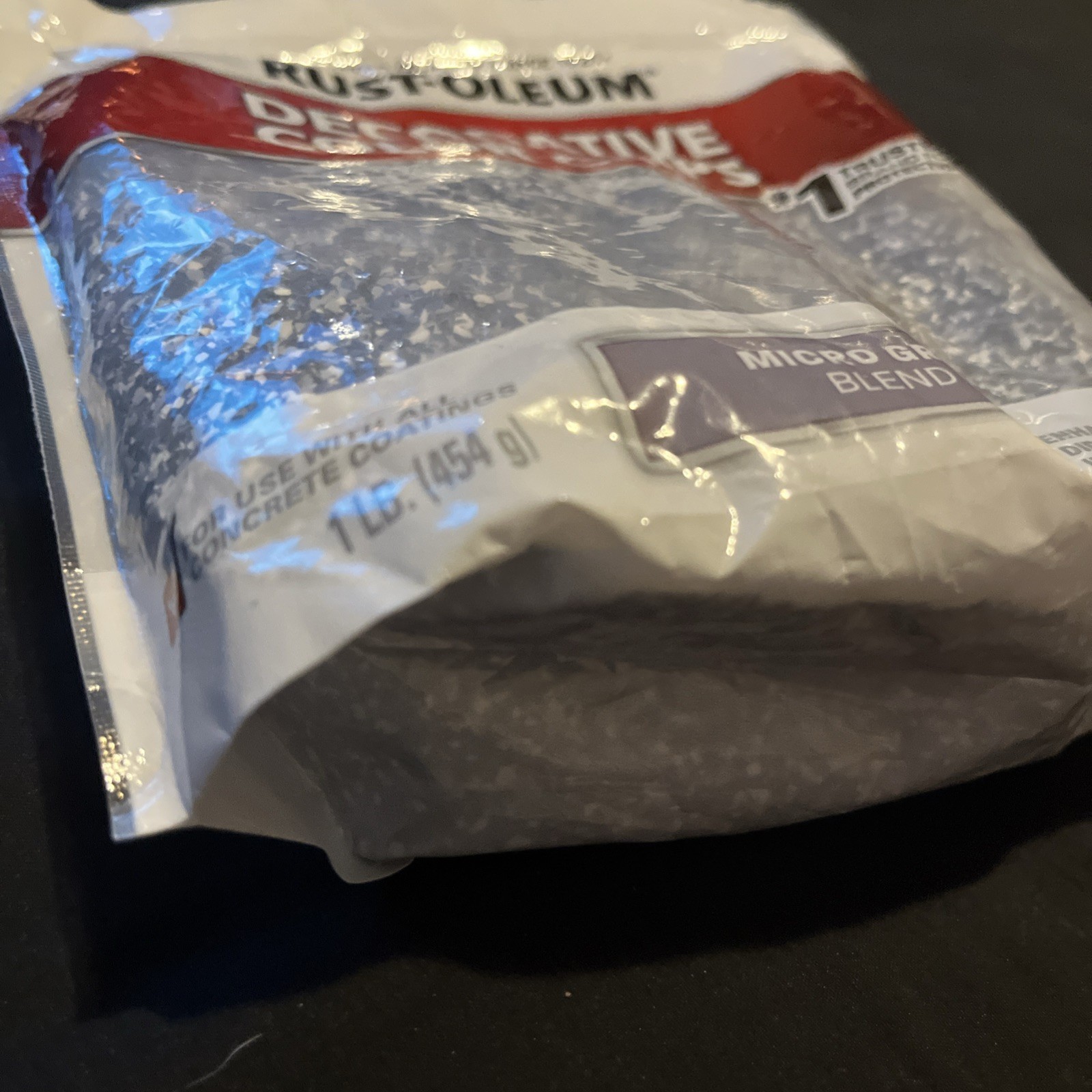 Rust-Oleum 1 lb. Micro Gray Blend Decorative Color Chips For Paint