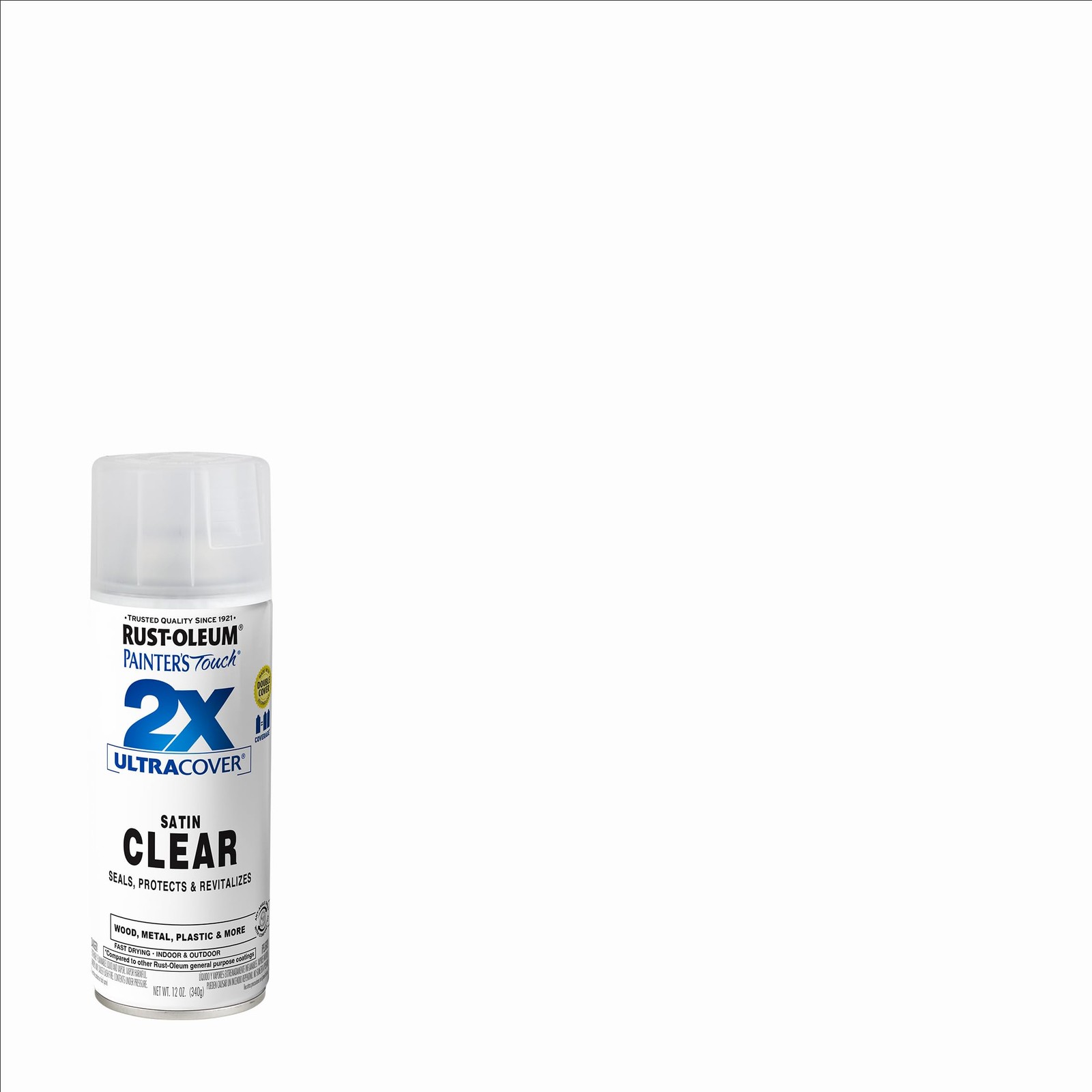 Painter’s Touch 2X Ultra Cover Satin Clear Spray Paint Pack Of 6 12 Ounce