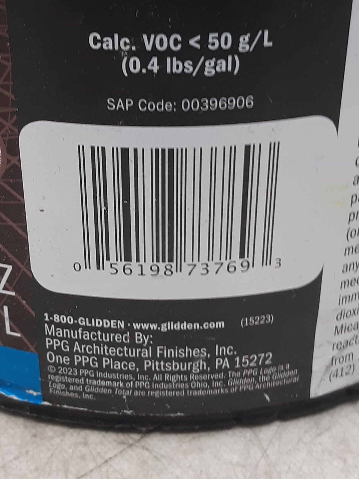Glidden Total Exterior Paint + Primer Semi-gloss – Bahia Grass Mixture, 1 Gallon