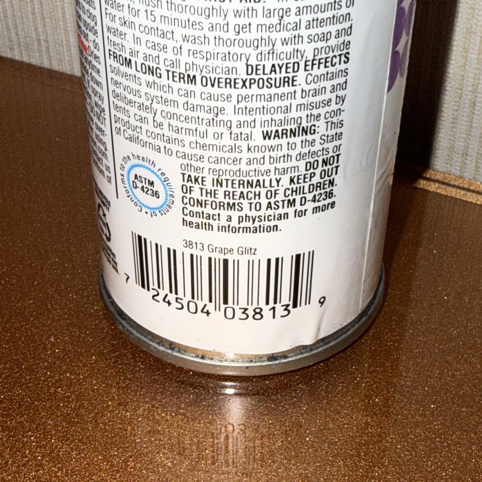 Krylon K03813A00 Glitter Blast, Grape Glitz, 5.75 Ounce,Small Can #3813