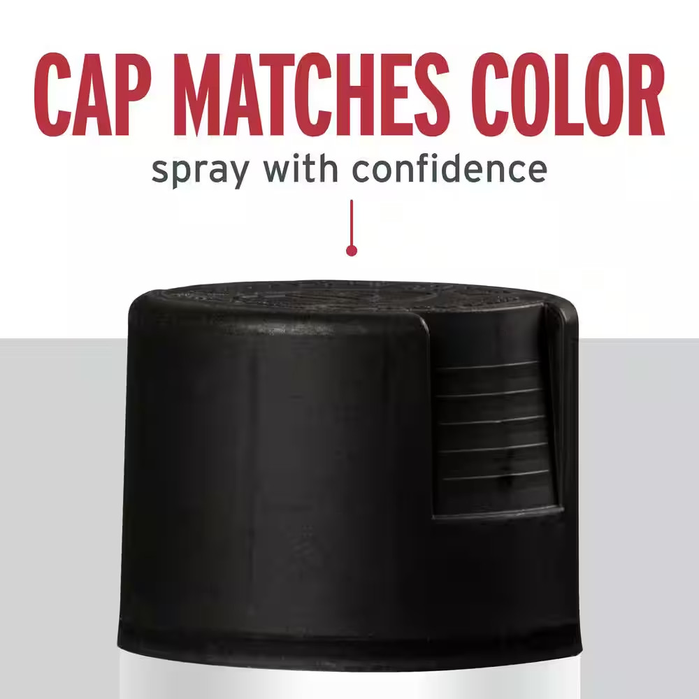 12 Oz. Protective Enamel Semi-Gloss Black Spray Paint (6-Pack)