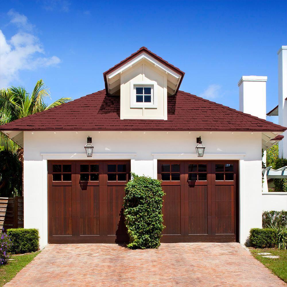 5 gal. #PFC-04 Tile Red Flat Multi-Surface Exterior Roof Paint