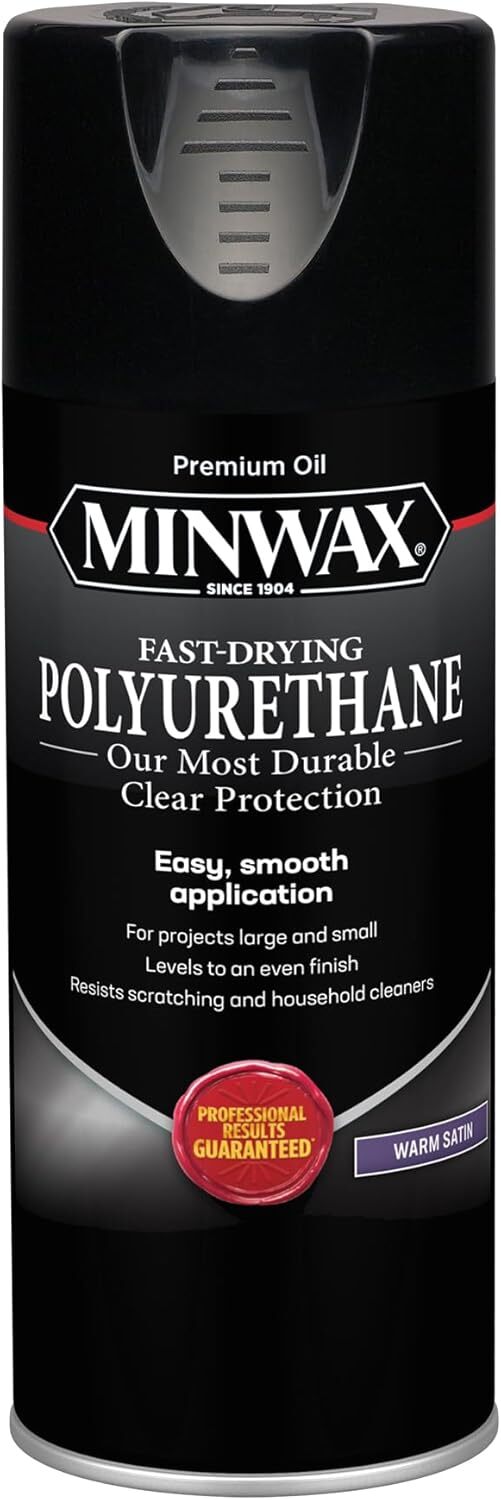 Minwax 33060000 11.5 OZ. Polyurethane Warm Satin Fast Dry Spray
