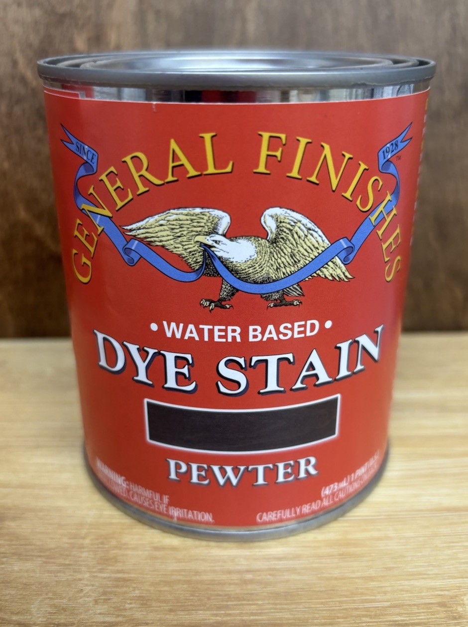 General Finishes Water Based Dye ☀️ Pewter – Pint
