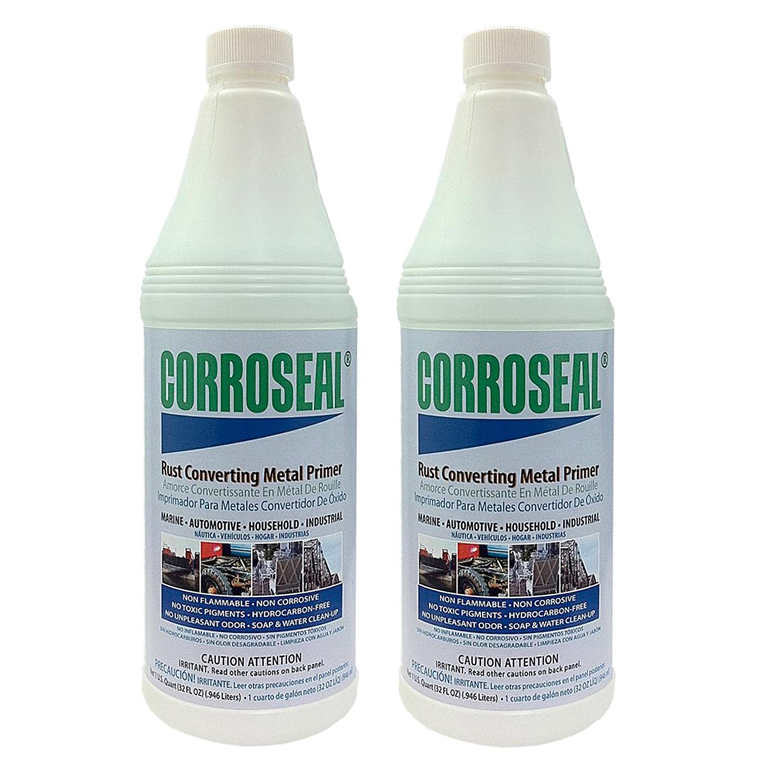 Corroseal Water-Based Rust Converter & Metal Primer, Rust Repair Converts and Pr