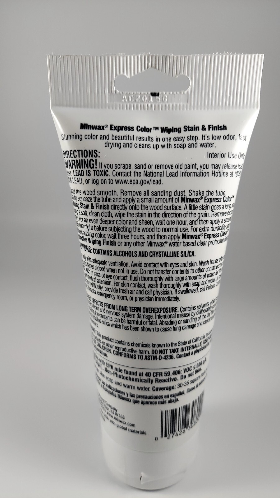 Miniwax Express Color Pecan 6 Oz Water Based Wiping Stain and Finish VHTF