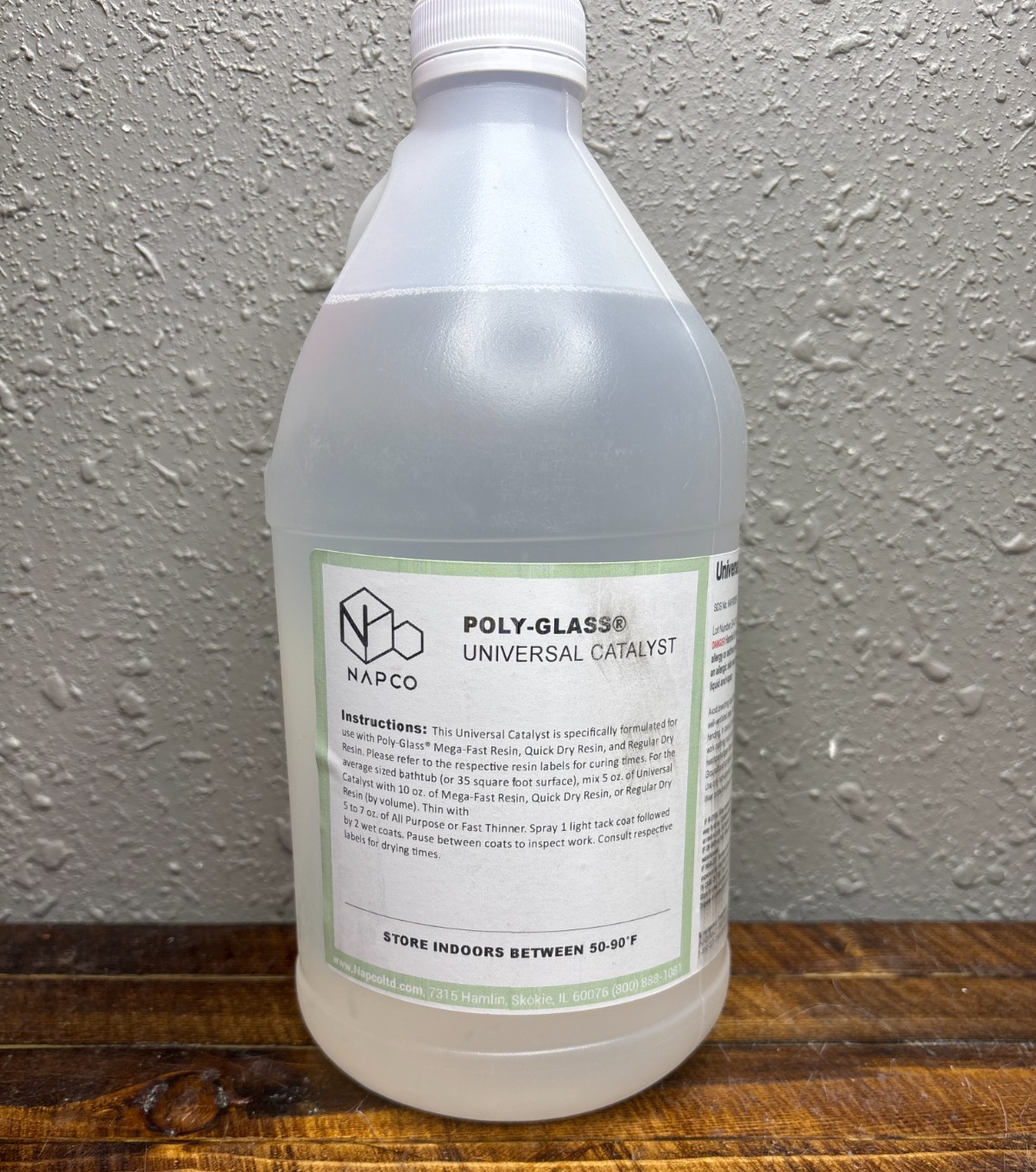 Napco Poly-Glass Universal Catalyst Surface Refinishing Hardener