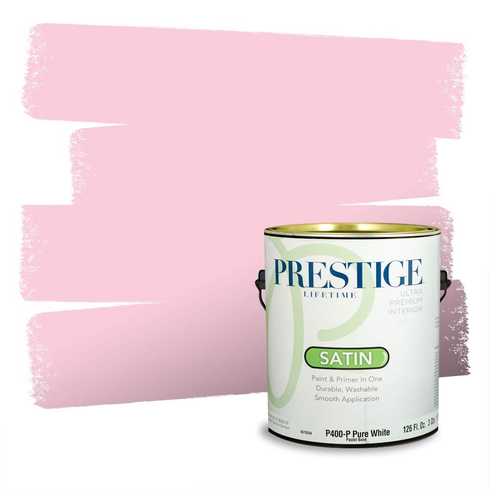 Prestige Paints P400-P-1004-2Bvp Paint And Premiumr In One 1 Gallon Sweet Pink