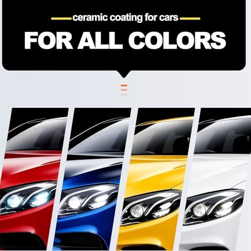 500ML Ceramic Coating for Cars: Quick Effect Coating 16.9 Fl Oz (Pack of 2)