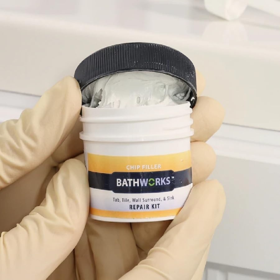 Quick Drying 4 oz Tub & Tile Chip Repair Kit – Restore Your Bathroom Now!