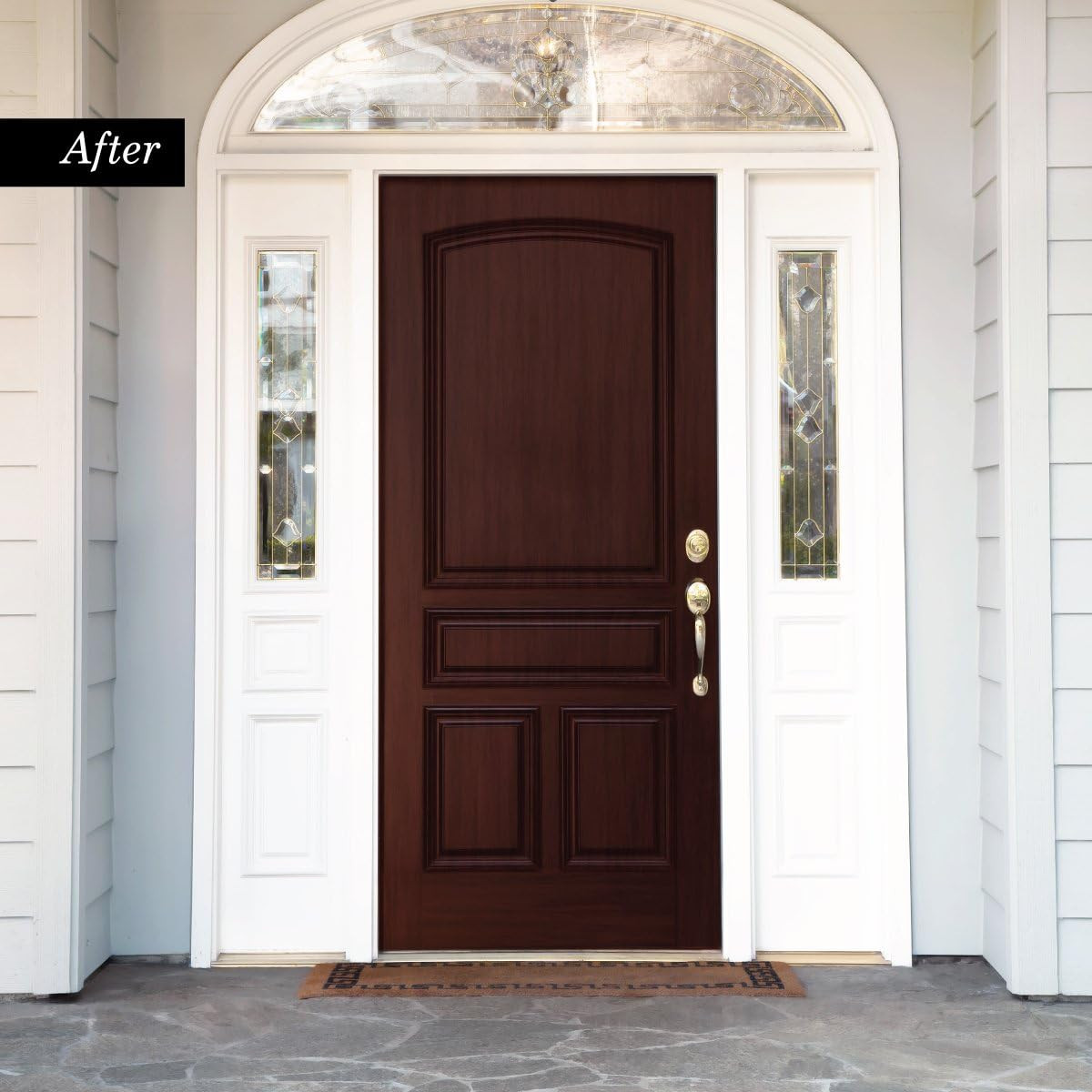 Wood Look Paint Kit for Front & Interior Doors (Royal Mahogany)