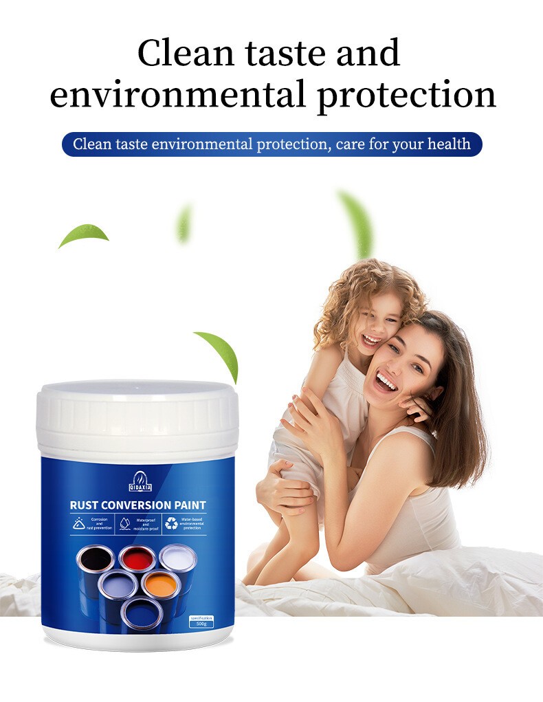 2025 Rust Converter,Weatherproof Rust Converter Paint for Metal,Metallic Paint