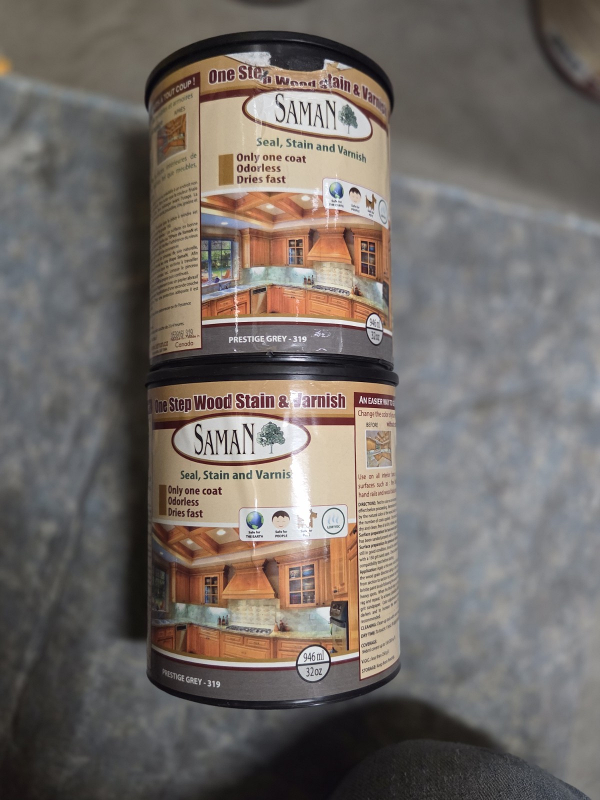 Saman Prestige Grey 319 32 oz