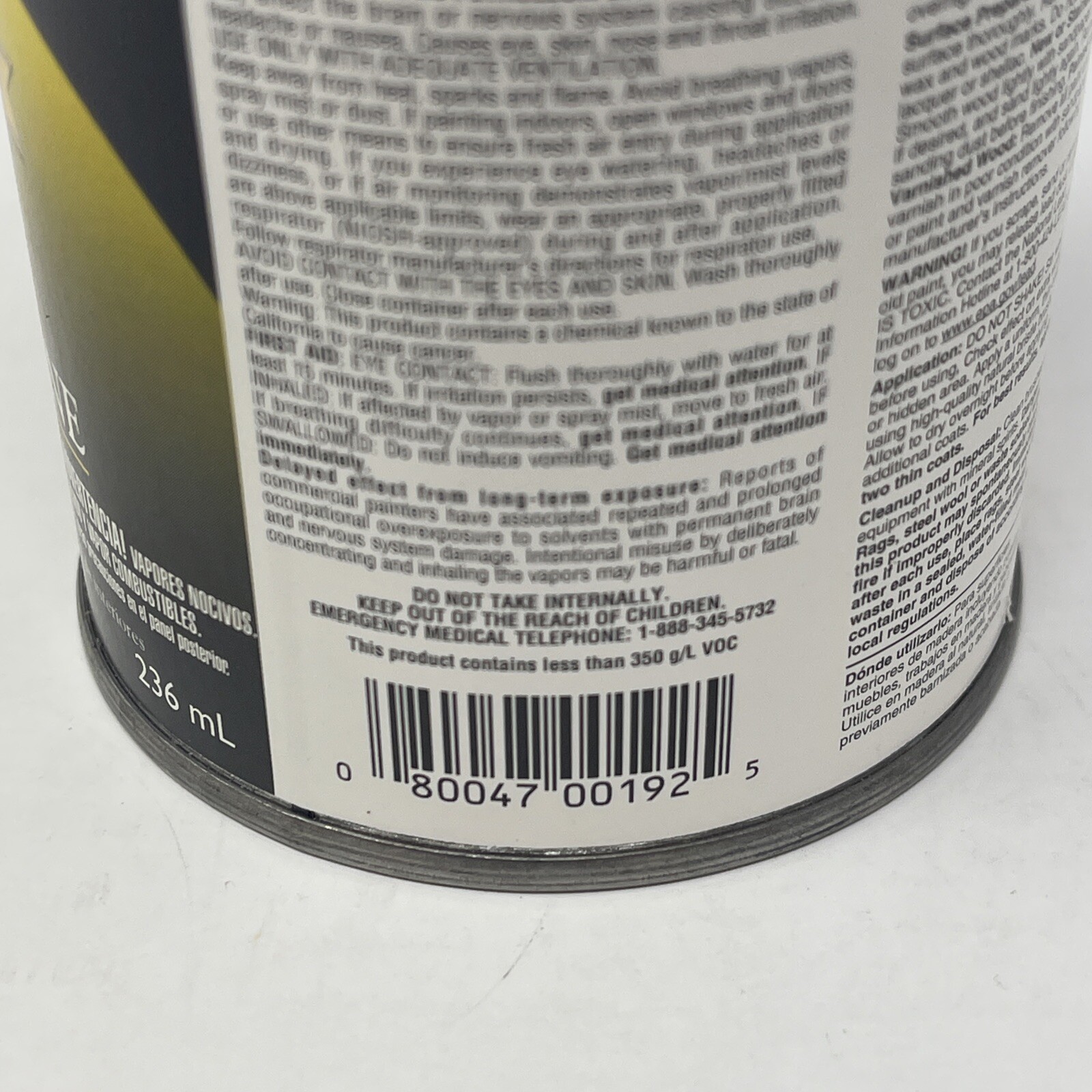 Valspar Cabot 18017 Premium Woodcare, Semi Gloss, Polyurethane 1/2 Pint