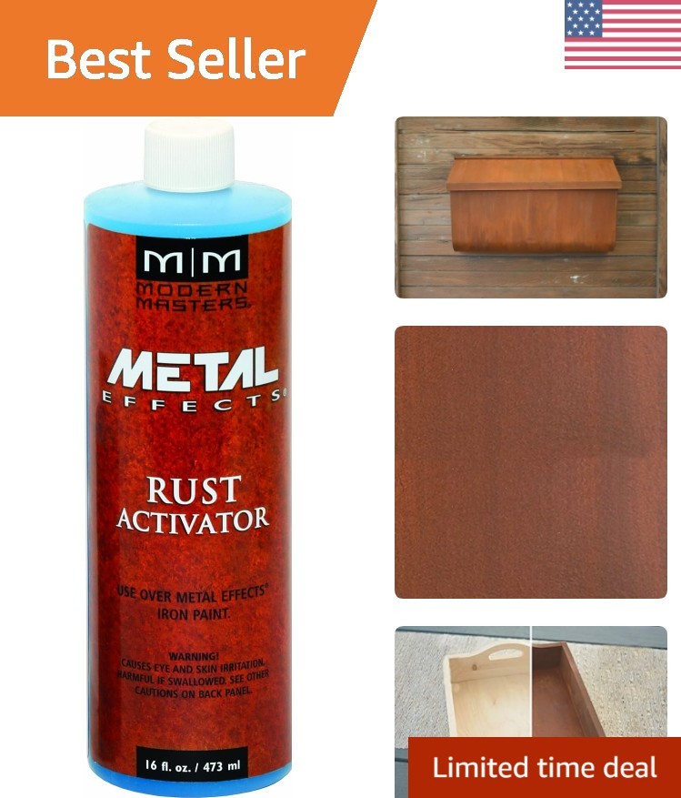 Fast-Drying 16 oz Rust Activator – Transform Metal Surfaces with Expert Results