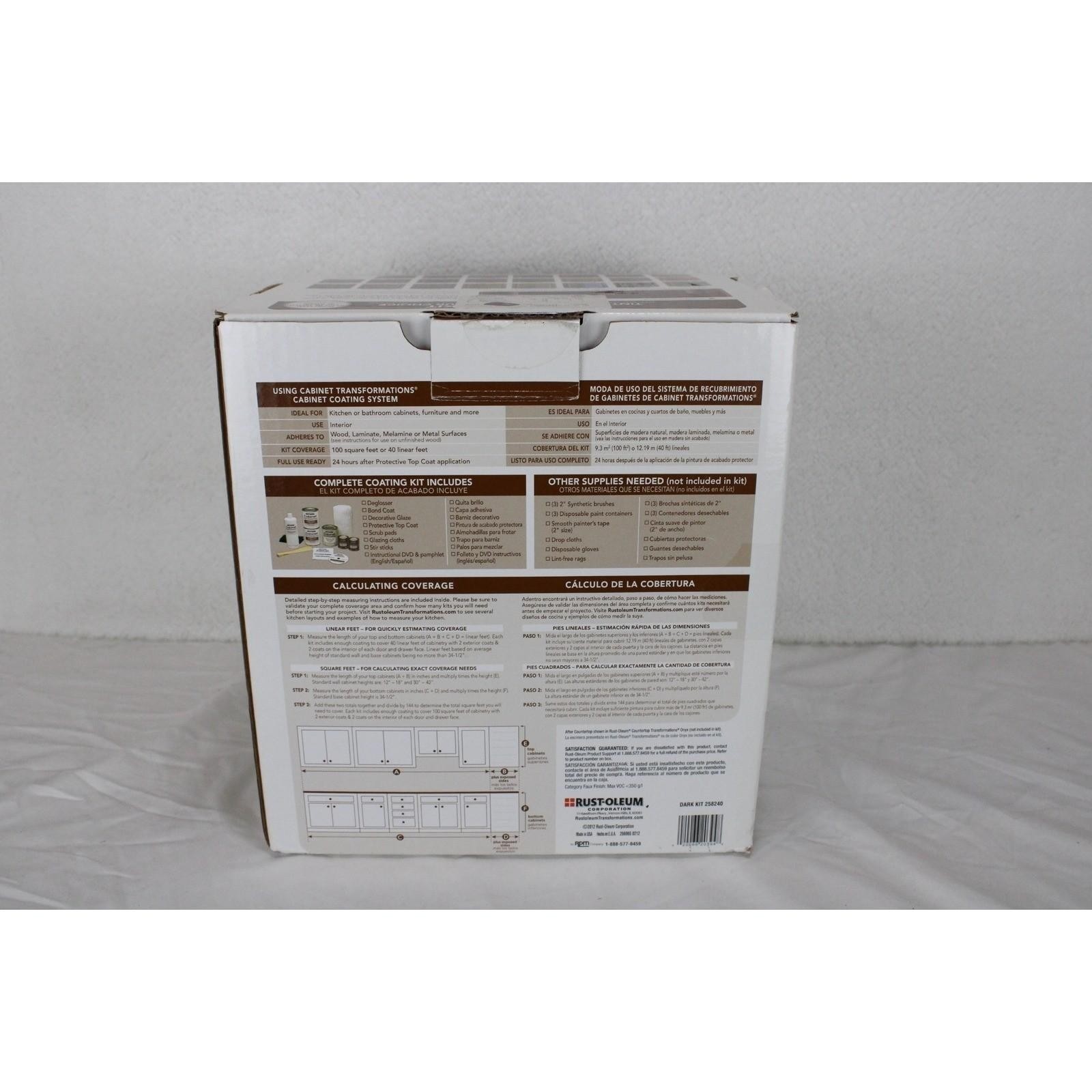Rust-Oleum Cabinet Transformations Dark Tint Base Coating System Kit 258240