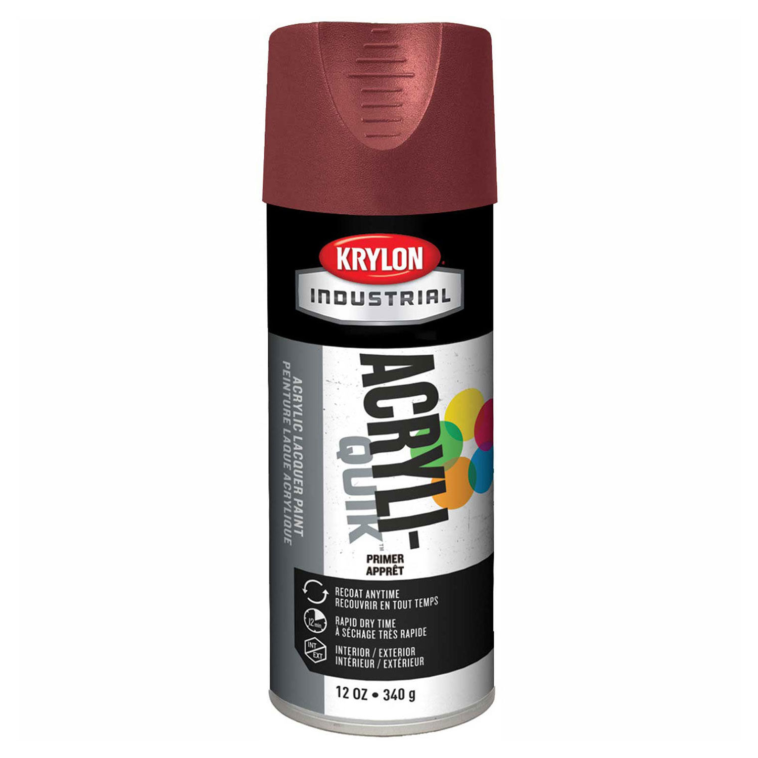 Krylon (5-Ball) Interior-Exterior Ruddy Brown Primer Lot of 6