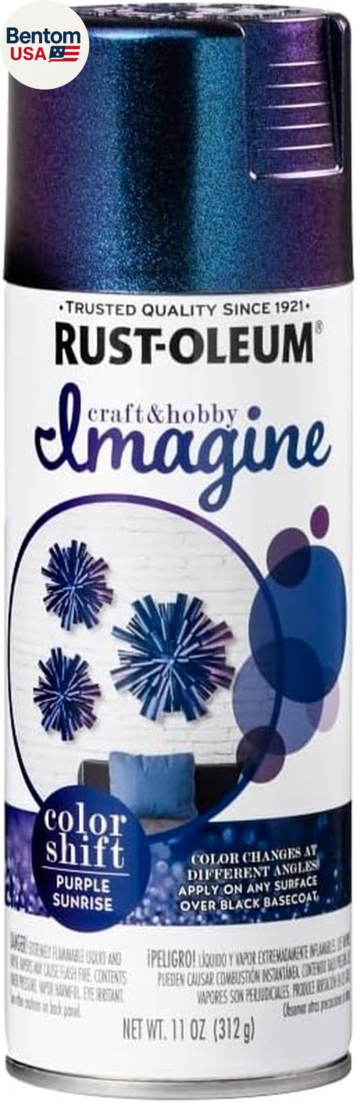 Imagine Craft & Hobby Color Shift Spray Paint Purple Sunrise, 11 Oz.