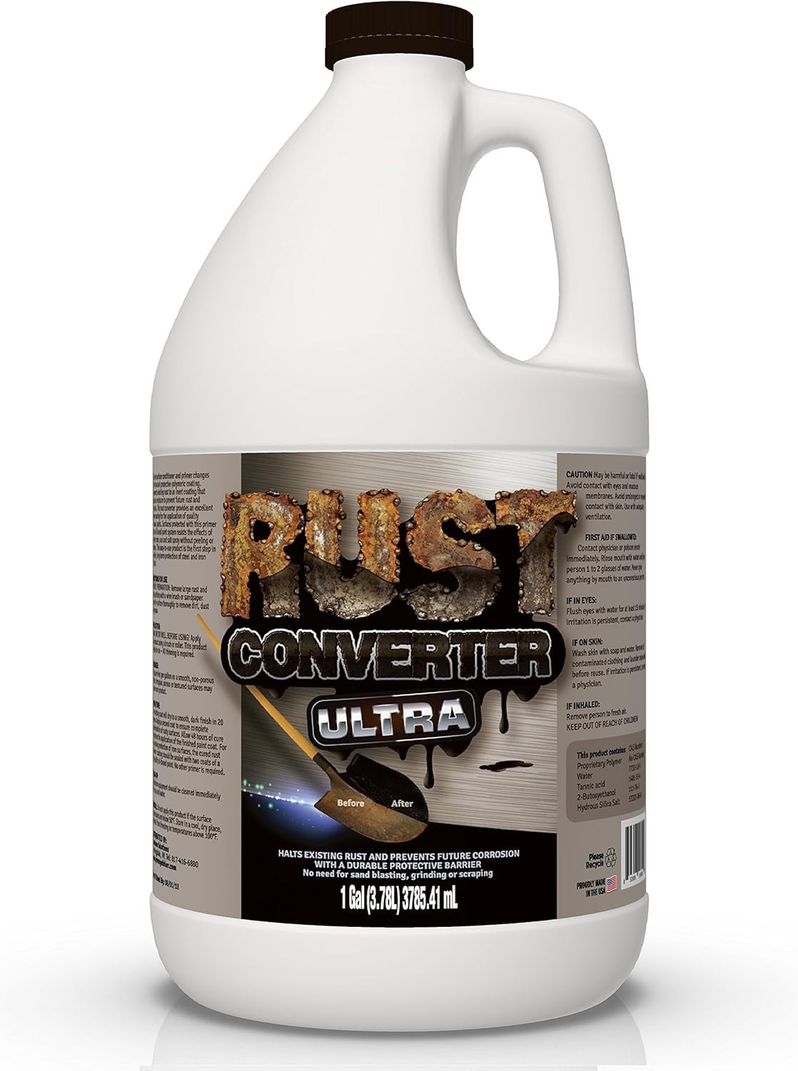 Rust Converter Spray, 1 Gallon, Matte, Multi-Color, Rust Resistant