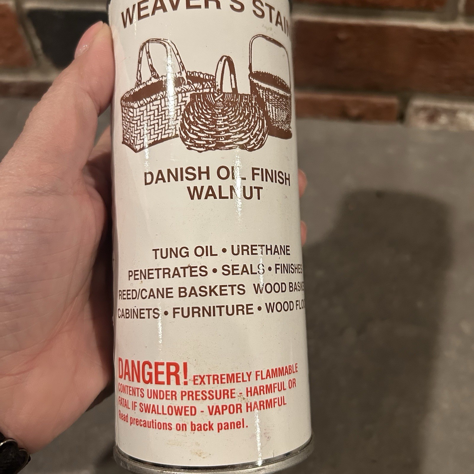 Weaver’s Stain Danish Oil Finish is a Walnut-colored