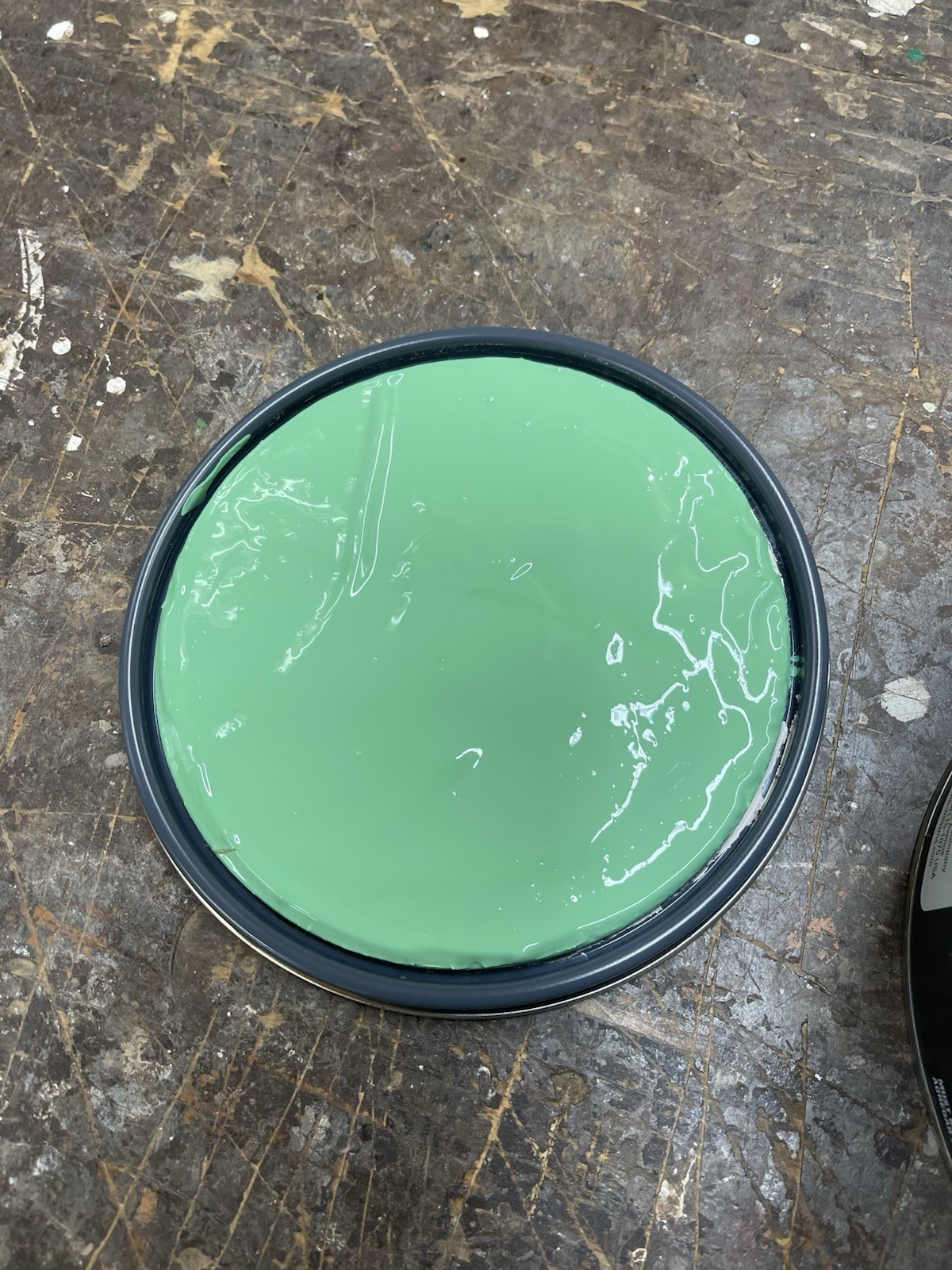 Sherwin Williams Emerald Interior Latex Paint/9035 Frosted Emerald/Semi-Gloss