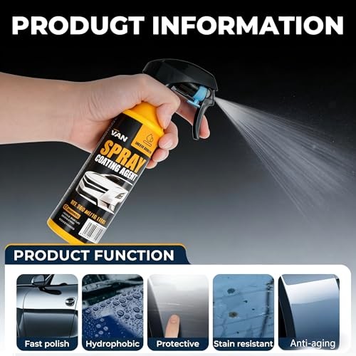 Ceramic Coating for Cars -300ml Nano Hydrophobic Ceramic Spray Coating Agent,