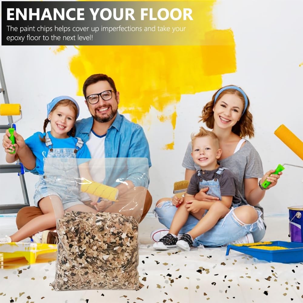 Epoxy Floor Flakes 1LB Decorative Color Chips Garage Paint Concrete Coating